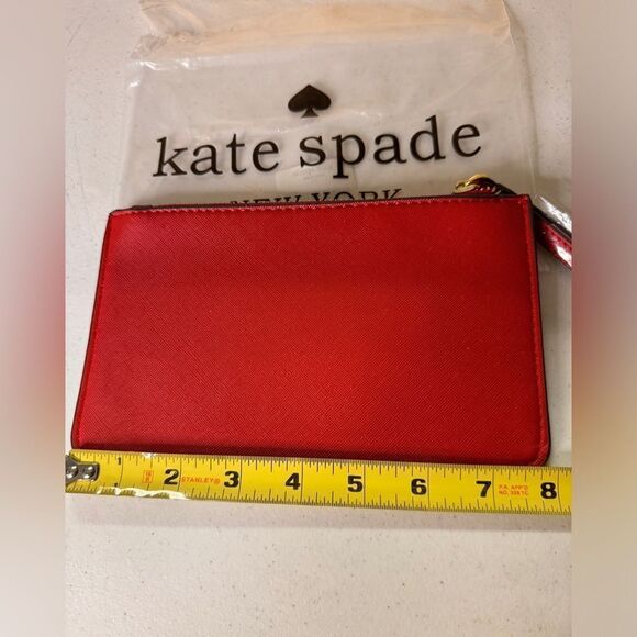 Kate Spade red wristlet - Picture 6 of 8